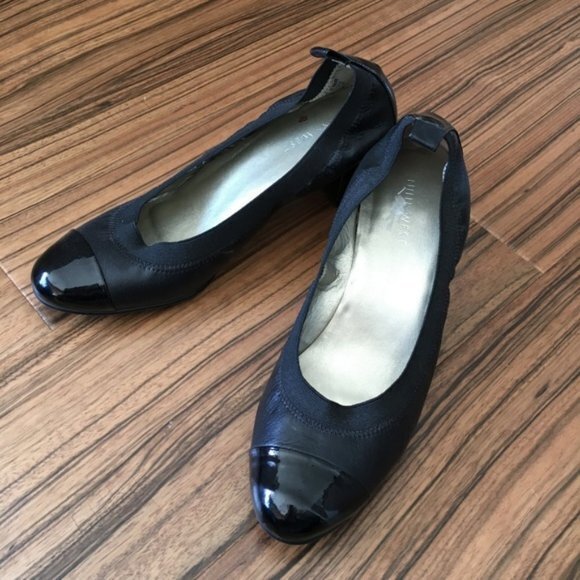 Nine‎ West TRUEBLENR Block Heels Leather Pumps - Picture 1 of 4